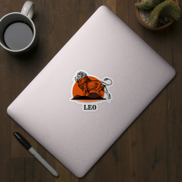 Fierce Leo Zodiac Sign by MOFF-